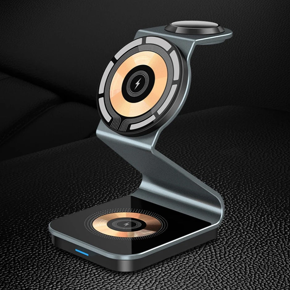 THE VOLT QUICK CHARGE® 3 in 1 Wireless Charging Station